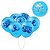 25 BALÃO BEXIGA FESTA NOVEMBRO AZUL n°9 FESTCOLOR - Imagem 1