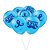 25 BALÃO BEXIGA FESTA NOVEMBRO AZUL n°9 FESTCOLOR - Imagem 3