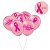 25 BALÃO BEXIGA  FESTA OUTUBRO ROSA n°9 FESTCOLOR - Imagem 1