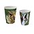 KIT FESTA JURASSIC WORLD RECOMEÇO 8 PRATOS + 8 COPOS DESCARTÁVEL 200 ML PAPEL - FESTCOLOR - Imagem 3