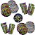 KIT FESTA TARTARUGAS NINJA 16 PRATOS + 16 COPOS DESCARTÁVEL 180 ML PAPEL - REGINA - Imagem 1