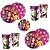 KIT FESTA EMILLY VICK 16 PRATOS + 16 COPOS DESCARTÁVEL 180 ML PAPEL - REGINA - Imagem 1