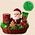 PALHA DE MADEIRA DECORATIVA NATAL VERDE 100G - Imagem 1