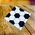 20 GUARDANAPOS BOLA FUTEBOL FESTA  25 X 25 SILVER - Imagem 4
