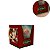 10 CAIXA PANETONE C/ VISOR E ALÇA 15X15X17  5708 (NATAL 2025 IDEIA) - Imagem 2