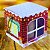10 CAIXA MINI PANETONE C/ VISOR E ALCA 10X10X10 - CONTO DE NATAL 5605 (NATAL 2025 IDEIA) - Imagem 3