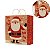 10 SACOLA NATAL M 22X15X24 - CONTO DE NATAL 5666  KRAFT (NATAL 2025 IDEIA) - Imagem 2