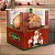 10 CAIXA PANETONE NATAL ENCANTO 15X15X17 - 5709 (NATAL 2025 IDEIA) - Imagem 1