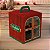 10 CAIXA PANETONE NATAL C/ ALCA E VISOR 15X15X17 - 5705 (NATAL 2025 IDEIA) - Imagem 1