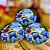 8  PRATO FESTA OS SMURFS DE PAPEL 18 CM REGINA - Imagem 3