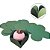 50 Forminhas verde eucalipto Para Doces 4 Pétalas 3,3X3,3X2,5 121.62 (Nc Toys Simples) - Imagem 3
