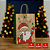 10 SACOLAS NATAL KRAFTSANTA CLAUS 17,5X8,5X21,5CM 2227 (LC) NATAL 2025 - Imagem 1