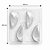 FORMA SILICONE OVO PÁSCOA 4 FATIAS 150 GRAMAS ESPECIAL 3 PARTES - Imagem 3