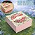 5 CAIXA BOLO SOBREMESA FLORES 25X25X10CM 5995 ( DIA DAS MÃES IDEIA 2026 ) HOT STAMPING - Imagem 2