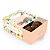 10 CAIXA P/4 DOCES COM VISOR FLORES 8X8X4CM 5990 ( DIA DAS MÃES IDEIA 2026 ) HOT STAMPING - Imagem 5