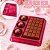 10 CAIXA EMBALAGEM P/ BARRA TABLETE E 3 DOCES BOMBONS VERMELHO BWB 14302 - Imagem 4