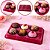 10 CAIXA EMBALAGEM P/ 6 DOCES E BOMBONS  VERMELHO BWB 14242 - Imagem 1