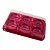 10 CAIXA EMBALAGEM P/ 6 DOCES E BOMBONS  VERMELHO BWB 14242 - Imagem 2