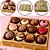 10 CAIXA EMBALAGEM P/ 12 DOCES E BOMBONS DOURADO BWB 14270 - Imagem 1