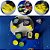 KIT CORTADORES COM CARIMBOS ASTRONAUTA 5cm (BLUE STAR) - Imagem 1