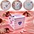 10 CAIXA CUBO CORACAO - WITH LOVE 10,5x10x10 4921 ( DIA DOS NAMORADOS IDEIA ) OUTLET - Imagem 1