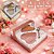 05 CAIXA 2 CORAÇÃO 2 X 250G COM CINTA ROSE GOLD 2998 ( DIA DOS NAMORADOS IDEIA ) OUTLET - Imagem 4