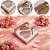 05 CAIXA 2 CORAÇÃO 2 X 250G COM CINTA ROSE GOLD 2998 ( DIA DOS NAMORADOS IDEIA ) OUTLET - Imagem 1