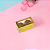 10 CAIXA LAMINADA C/ VISOR (02 DOCES)  4x8x4 cm OURO 4667 (IDEIA) LAMINADAS - Imagem 4