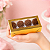 10 CAIXA LAMINADA C/ VISOR (08 DOCES) 4x16x8 cm OURO 4670 (IDEIA) LAMINADAS - Imagem 5