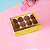 10 CAIXA LAMINADA C/ VISOR (12 DOCES) 4x16x12 cm OURO 4673  (IDEIA) LAMINADAS - Imagem 3
