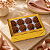 10 CAIXA LAMINADA C/ VISOR (12 DOCES) 4x16x12 cm OURO 4673  (IDEIA) LAMINADAS - Imagem 5