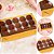 10 CAIXA LAMINADA C/ VISOR (15 DOCES)  4x20x12 cm OURO 4674 (IDEIA) LAMINADAS - Imagem 1