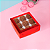 10 CAIXA LAMINADA C/ VISOR (09 DOCES) VERMELHO  4x12x12 cm  4681 (IDEIA) LAMINADAS - Imagem 3