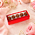 10 CAIXA LAMINADA C/ VISOR (10 DOCES) 4x16x8 cm  VERMELHO 4682 (IDEIA) LAMINADAS - Imagem 4