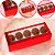 10 CAIXA LAMINADA C/ VISOR (10 DOCES) 4x16x8 cm  VERMELHO 4682 (IDEIA) LAMINADAS - Imagem 2