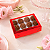 10 CAIXA LAMINADA C/ VISOR (12 DOCES) 4x16x12 cm VERMELHO 4683 (IDEIA) LAMINADAS - Imagem 5