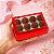 10 CAIXA LAMINADA C/ VISOR (12 DOCES) 4x16x12 cm VERMELHO 4683 (IDEIA) LAMINADAS - Imagem 4