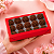 10 CAIXA LAMINADA C/ VISOR (15 DOCES) 4x20x12 cm VERMELHO 4684 (IDEIA) LAMINADAS - Imagem 5