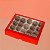 10 CAIXA LAMINADA C/ VISOR (20 DOCES) 4x20x16 cm VERMELHO 4686 (IDEIA) LAMINADAS - Imagem 3