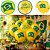 25 BALÃO BEXIGA FESTA COPA DO MUNDO AMARELO n°9 (FESTCOLOR) - Imagem 1