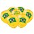 25 BALÃO BEXIGA FESTA COPA DO MUNDO AMARELO n°9 (FESTCOLOR) - Imagem 2