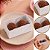 10 CAIXA P/ 02 DOCES C/ VISOR BRANCA 8X4X4 4647 (IDEIA) - Imagem 1