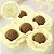 40 FORMINHAS PARA DOCES FINOS CREPOM AMARELO - Imagem 1
