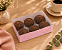 10 CAIXA P/ 06 DOCES C/ VISOR ROSA 5746 (IDEIA) - Imagem 3