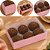 10 CAIXA P/ 06 DOCES C/ VISOR ROSA 5746 (IDEIA) - Imagem 1