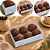 10 CAIXA P/ 06 DOCES C/ VISOR AZUL 12X8X4 5748 (IDEIA) - Imagem 1