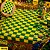10 TOALHA PLÁSTICA 78X78 XADREZ VERDE E AMARELA BRASIL COPA - Imagem 4