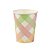 10 COPO DE PAPEL CANDY XADREZ 270ML (SILVER)  ( FESTA JUNINA 2026 ) - Imagem 3