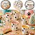 10 COPO FESTA PRATINHOS DOG PET DE PAPEL (SILVER) - Imagem 1