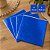 100 FOLHAS PAPEL CHUMBO AZUL 18X19,5 CM P/ BOLO GELADO - Imagem 4